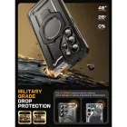 Samsung Galaxy S25 Ultra Tok - Supcase UB Grip MagSafe - Fekete