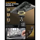 Samsung Galaxy S25 Ultra Tok - Supcase UB Grip MagSafe - Fekete
