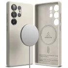 Samsung Galaxy S25 Ultra Tok - Ringke Silicone Magnetic - Bézs