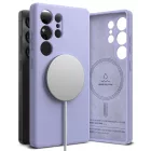Samsung Galaxy S25 Ultra Tok - Ringke Silicone Magnetic - Lila