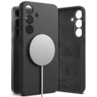 Samsung Galaxy S25+ Plus Tok - Ringke Silicone Magnetic - Fekete