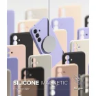 Samsung Galaxy S25+ Plus Tok - Ringke Silicone Magnetic - Fekete