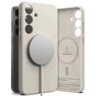 Samsung Galaxy S25+ Plus Tok - Ringke Silicone Magnetic - Bézs