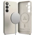 Samsung Galaxy S25+ Plus Tok - Ringke Silicone Magnetic - Bézs