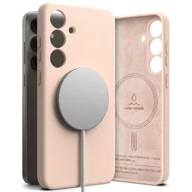   Samsung Galaxy S25+ Plus Tok - Ringke Silicone Magnetic - Pink