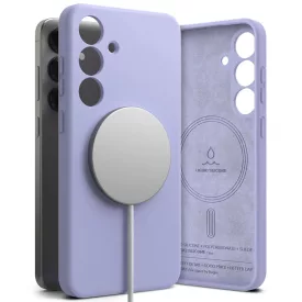   Samsung Galaxy S25+ Plus Tok - Ringke Silicone Magnetic - Lila