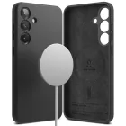 Samsung Galaxy S25 Tok - Ringke Silicone Magnetic - Fekete