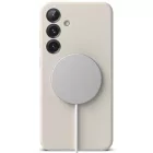 Samsung Galaxy S25 Tok - Ringke Silicone Magnetic - Bézs