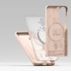 Samsung Galaxy S25 Tok - Ringke Silicone Magnetic - Pink