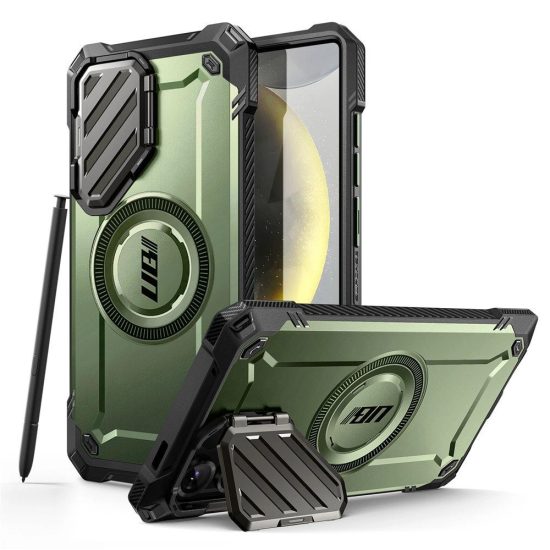 Samsung Galaxy S25 Ultra Tok - Supcase Unicorn Beetle XT MagSafe - Olíva