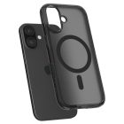 iPhone 16 Tok - Spigen Ultra Hybrid T - MagFit - Matt Fekete