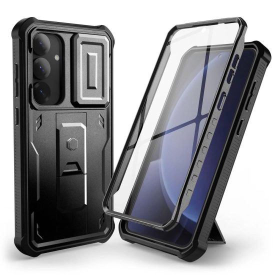 Samsung Galaxy S25 Tok - Tech-Protect Kevlar Cam+ - Fekete
