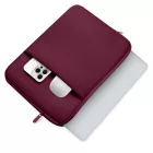 Tech-Protect Neoprene Laptop Tok 13" - Burgundi