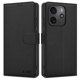   Xiaomi Redmi Note 14 4G / LTE Tok - Tech-Protect Wallet - Fekete