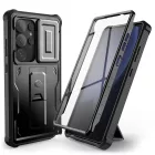 Samsung Galaxy S25 Ultra Tok - Tech-Protect Kevlar Cam+ - Fekete