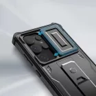 Samsung Galaxy S25 Ultra Tok - Tech-Protect Kevlar Cam+ - Fekete
