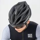 Rockbros Kerékpáros Sisak Levehető UV Szemüveggel, Unisex - Fekete