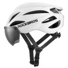 Rockbros Kerékpáros Sisak Levehető UV Szemüveggel, Unisex - Fehér
