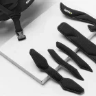 Rockbros Kerékpáros Sisak Levehető UV Szemüveggel, Unisex - Fehér