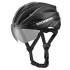 Rockbros Kerékpáros Sisak Levehető UV Szemüveggel, Unisex - Zöld