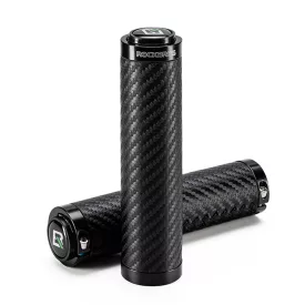   Rockbros Kerékpár Markolat - Egyenes, Csúszásgátló, Csavart kialakítású x 2 db - Fekete