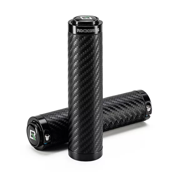 Rockbros Kerékpár Markolat - Egyenes, Csúszásgátló, Csavart kialakítású x 2 db - Fekete