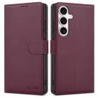 Samsung Galaxy S25 Tok - Tech-Protect Wallet - Burgundi