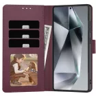 Samsung Galaxy S25 Tok - Tech-Protect Wallet - Burgundi