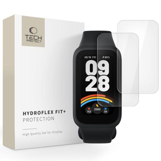 Xiaomi Smart Band 9 Active Kijelzővédő Fólia - Tech-Protect Hydroflex Fit+ x 2 db