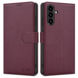 Samsung Galaxy A56 5G Tok - Tech-Protect Wallet - Burgundi Samsung Galaxy A56 5G Tok - Tech-Protect Wallet - Burgundi