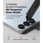 Samsung Galaxy S24 FE Lencsevédő - Ringke Camera Lens Frame Glass x 2 db - Fekete