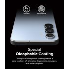 Samsung Galaxy S24 FE Lencsevédő - Ringke Camera Lens Frame Glass x 2 db - Fekete