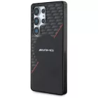 Samsung Galaxy S25 Ultra Tok - AMG Double Layer Rhombs MagSafe - Fekete-Piros