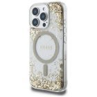 iPhone 16 Pro Max Tok - Guess HC Resin Bottom Glitter MagSafe - Arany