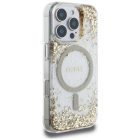 iPhone 16 Pro Max Tok - Guess HC Resin Bottom Glitter MagSafe - Arany
