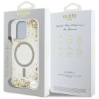 iPhone 16 Pro Max Tok - Guess HC Resin Bottom Glitter MagSafe - Arany