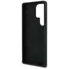 Samsung Galaxy S25 Ultra Tok - Guess Silicone Big 4G Logo Bottom Script - Fekete