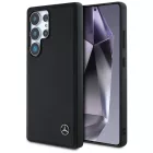 Samsung Galaxy S25 Ultra Tok - Mercedes Leather Horizontal Debossed Curves MagSafe - Fekete