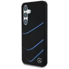Samsung Galaxy S25 Tok - Mercedes Silicone Contrasted Curves MagSafe - Fekete