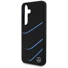 Samsung Galaxy S25 Tok - Mercedes Silicone Contrasted Curves MagSafe - Fekete