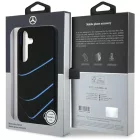 Samsung Galaxy S25 Tok - Mercedes Silicone Contrasted Curves MagSafe - Fekete