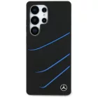 Samsung Galaxy S25 Ultra Tok - Mercedes Silicone Contrasted Curves MagSafe - Fekete