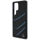 Samsung Galaxy S25 Ultra Tok - Mercedes Silicone Contrasted Curves MagSafe - Fekete