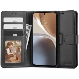 Motorola Moto G32 Tok - Tech-Protect Wallet - Fekete
