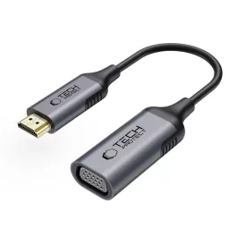   Tech-Protect UltraBoost HDMI - VGA FULL HD 60 Hz Adapter - Fekete
