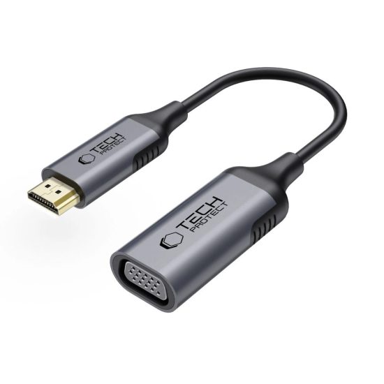Tech-Protect UltraBoost HDMI - VGA FULL HD 60 Hz Adapter - Fekete