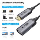 Tech-Protect UltraBoost HDMI - VGA FULL HD 60 Hz Adapter - Fekete