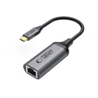 Tech-Protect UltraBoost USB-C - Ethernet RJ45 1000Mbps Adapter - Fekete