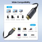 Tech-Protect UltraBoost USB-C - HDMI Kábel - 60Hz 180cm - Fekete