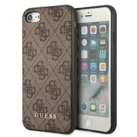 iPhone  7 / 8 / SE (2020/2022) Tok - Guess 4G Metal Gold Logo - Barna   iPhone  7 / 8 / SE (2020/2022) Tok - Guess 4G Metal Gold Logo - Barna